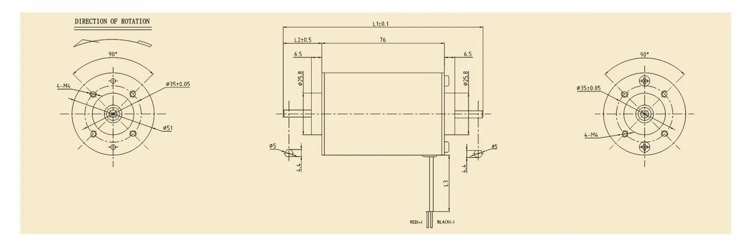 5176SH motor outline 5176SH motor outline